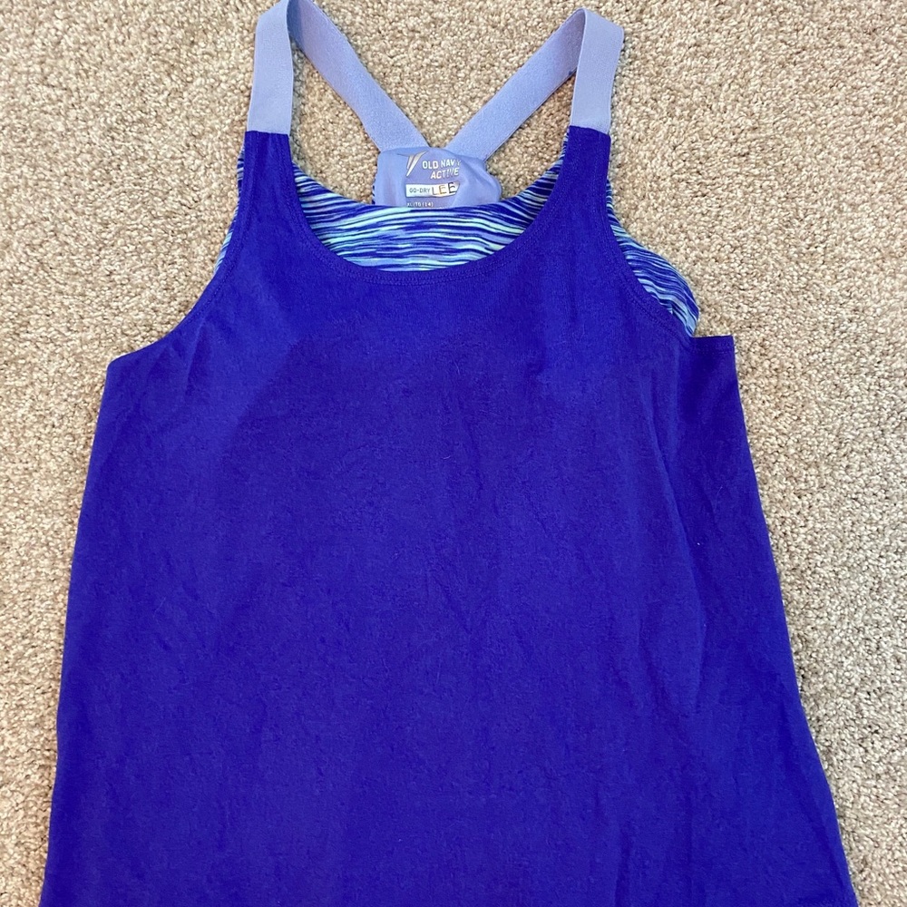 Purple Workout Tank Top